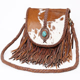 American Darling Messenger Hair On Genuine Leather Western Women Bag Handbag Purse | Cute