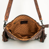 American Darling Signature Crossbody Hand Tooled Saddle Blanket Genuine Leather Women Bag Western Handbag Purse