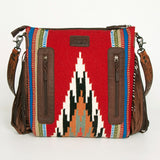 American Darling Signature Crossbody Hand Tooled Saddle Blanket Genuine Leather Women Bag Western Handbag Purse