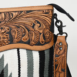 American Darling Signature Crossbody Hand Tooled Saddle Blanket Genuine Leather Women Bag Western Handbag Purse