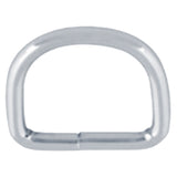 Hilason 3/4" 3.5 mm Welded Wire Dee Ring Nickel Plated