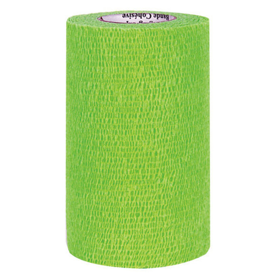 4 In X 5 Yards VETRAP Western Injury Bandaging Tape Self Adhesive Bandage Wrap For Dogs, Horses, Pets Lime Green - Uhorse