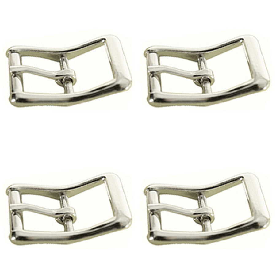 Hilason 5/8 In Die Cast Center Bar Roller Nickel Plated Buckle Set Of 4 - Uhorse