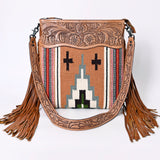 American Darling Signature Crossbody Hand Tooled Saddle Blanket Genuine Leather Women Bag Western Handbag Purse