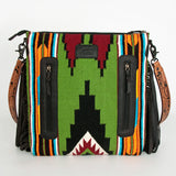 American Darling Signature Crossbody Hand Tooled Saddle Blanket Genuine Leather Women Bag Western Handbag Purse