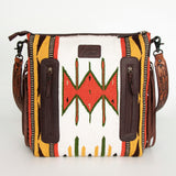 American Darling Signature Crossbody Hand Tooled Saddle Blanket Genuine Leather Women Bag Western Handbag Purse