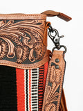 American Darling Signature Crossbody Hand Tooled Saddle Blanket Genuine Leather Women Bag Western Handbag Purse
