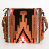 American Darling Signature Crossbody Hand Tooled Saddle Blanket Genuine Leather Women Bag Western Handbag Purse