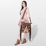 American Darling Signature Crossbody Hand Tooled Saddle Blanket Genuine Leather Women Bag Western Handbag Purse