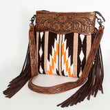 American Darling Signature Crossbody Hand Tooled Saddle Blanket Genuine Leather Women Bag Western Handbag Purse