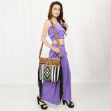 American Darling Signature Crossbody Hand Tooled Saddle Blanket Genuine Leather Women Bag Western Handbag Purse