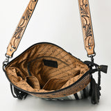 American Darling Signature Crossbody Hand Tooled Saddle Blanket Genuine Leather Women Bag Western Handbag Purse