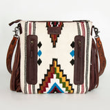 American Darling Signature Crossbody Hand Tooled Saddle Blanket Genuine Leather Women Bag Western Handbag Purse