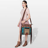 American Darling Signature Crossbody Hand Tooled Saddle Blanket Genuine Leather Women Bag Western Handbag Purse