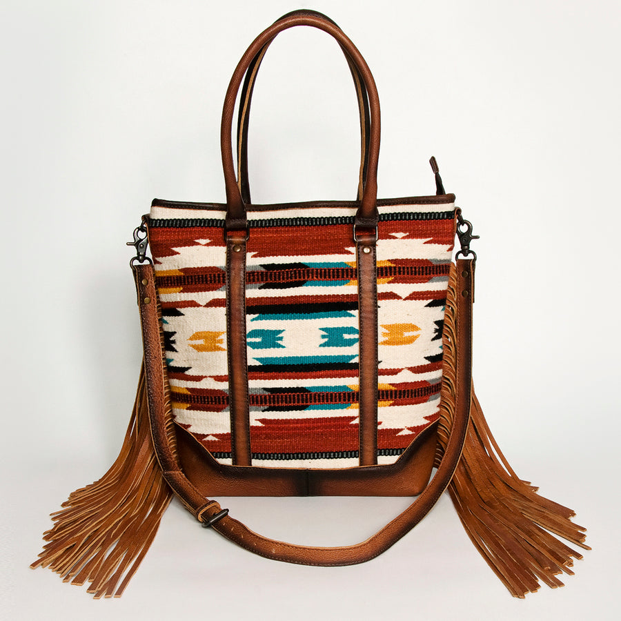 American Darling Women's Tote Bag Western Hair-On Genuine Leather Handbag and Ladies Purse