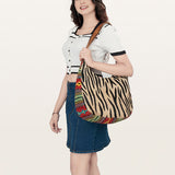 American Darling Hobo Hair-On Saddle Blanket Genuine Leather women bag western handbag purse