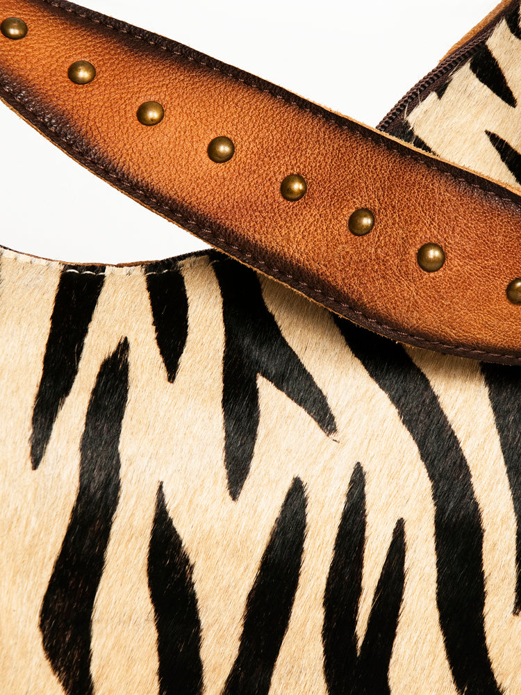 American Darling Hobo Hair-On Saddle Blanket Genuine Leather women bag western handbag purse