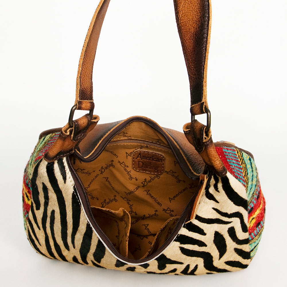 American Darling Hobo Hair-On Saddle Blanket Genuine Leather women bag western handbag purse