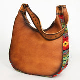American Darling Hobo Hair-On Saddle Blanket Genuine Leather women bag western handbag purse