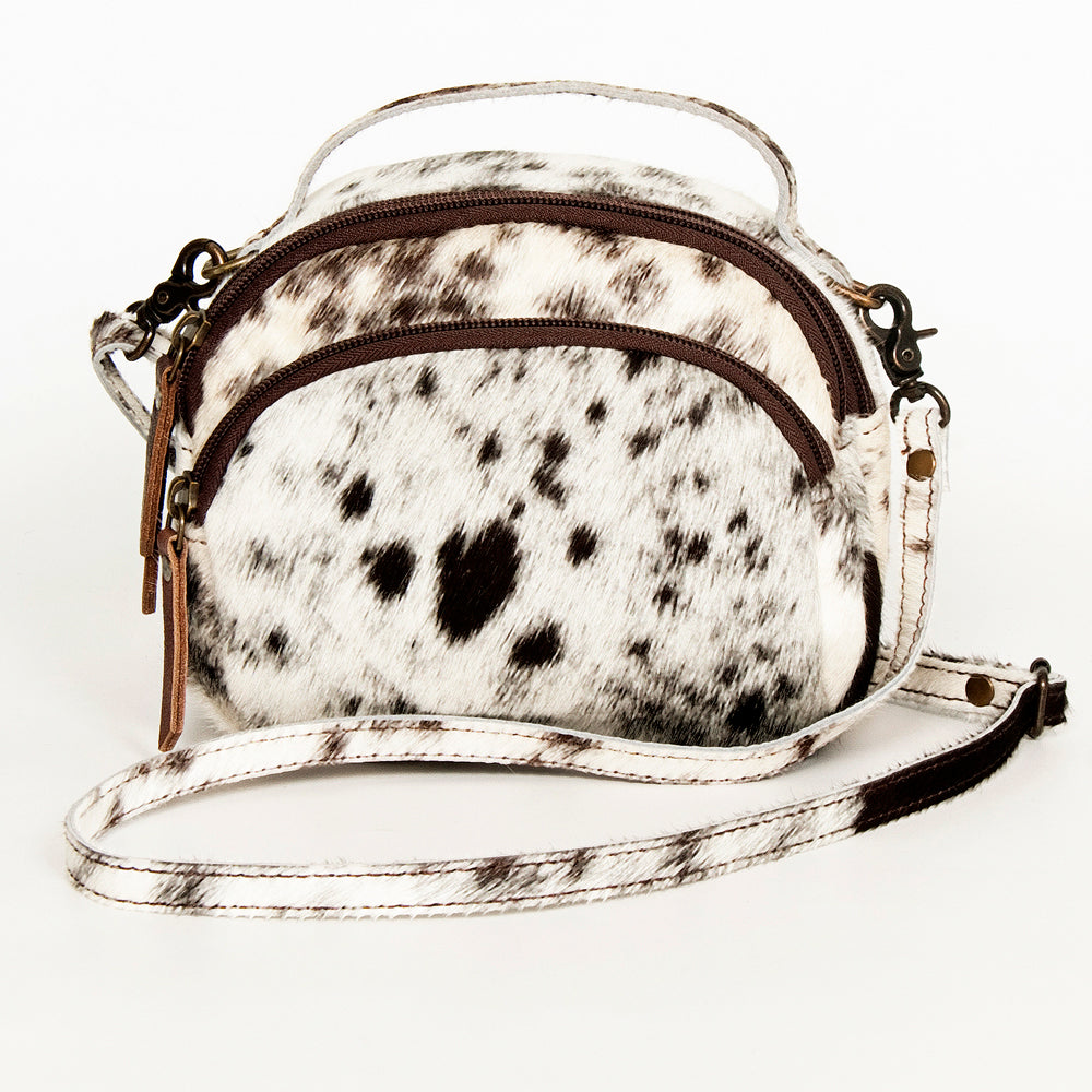 American Darling Cross Body Hair on Genuine Leather Western Women Bag | Black Handbag Purse Crossbody for Cute