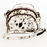 American Darling Cross Body Hair on Genuine Leather Western Women Bag | Black Handbag Purse Crossbody for Cute