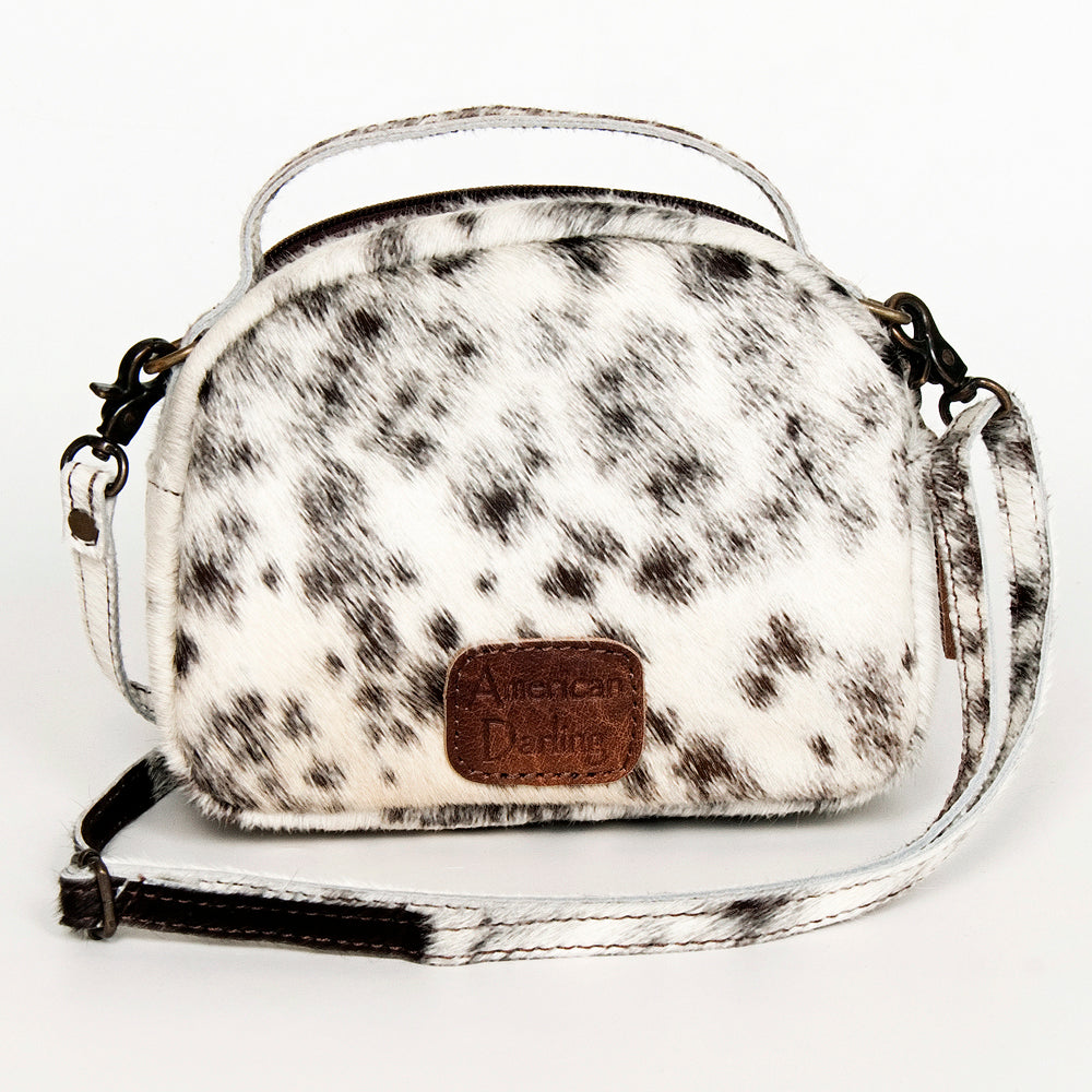 American Darling Cross Body Hair on Genuine Leather Western Women Bag | Black Handbag Purse Crossbody for Cute
