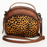 American Darling Cross Body Hair on Genuine Leather Western Women Bag | Black Handbag Purse Crossbody for Cute