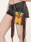 American Darling Cell Phone Holder Saddle Blanket Genuine Leather Western Women Bag Purse | Case