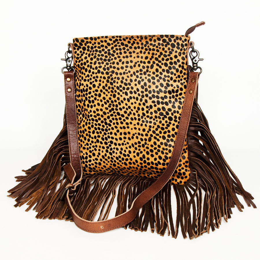 American Darling Large Crossbody Hair On Genuine Leather Western Women Bag Handbag Purse | Cute - Uhorse