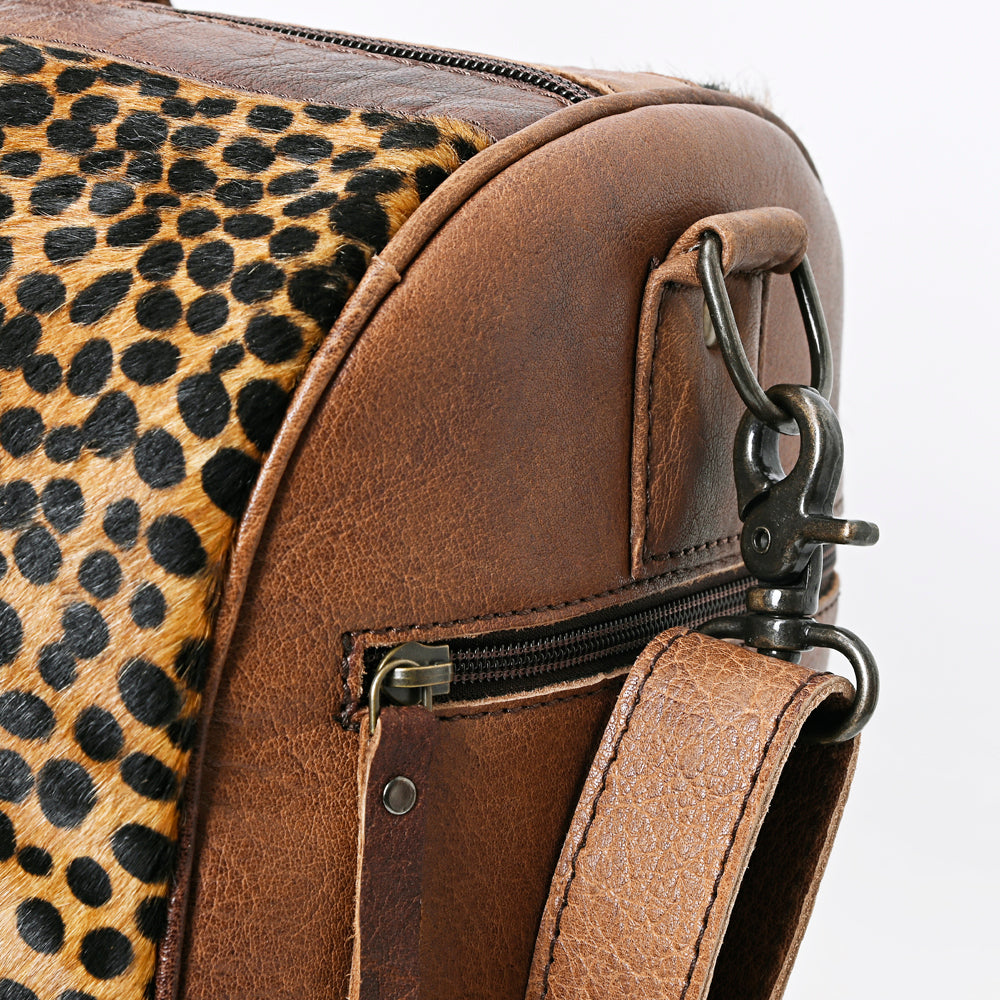 American Darling Duffel Hair On Genuine Leather Western Women Bag | Handbag Duffle Weekend Travel Bags for