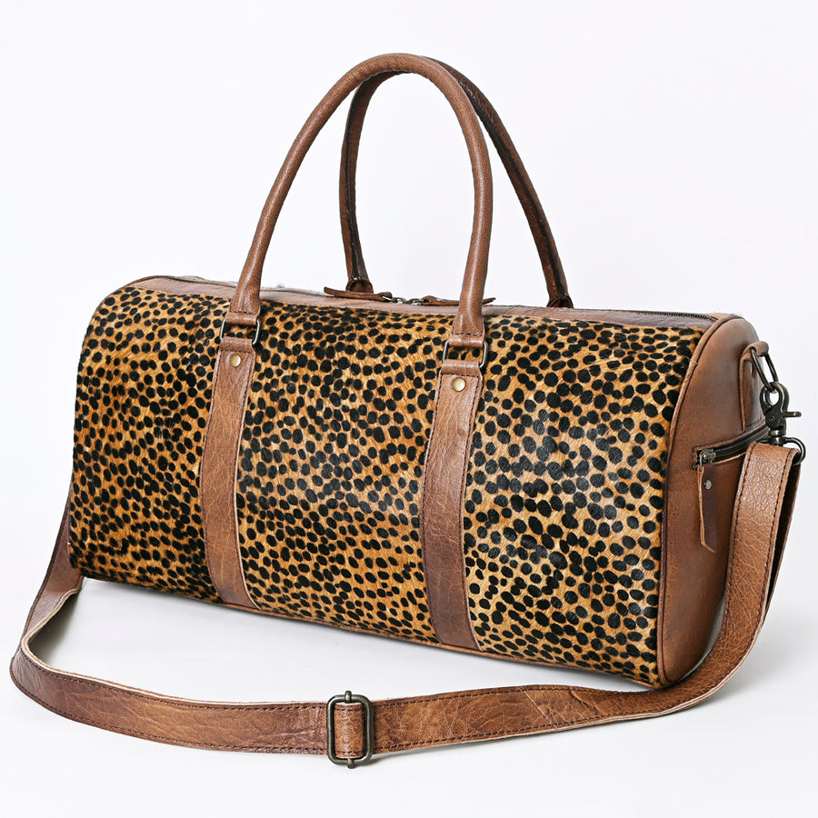 American Darling Duffel Hair On Genuine Leather Western Women Bag | Handbag Duffel Weekend Travel Bags for - Uhorse