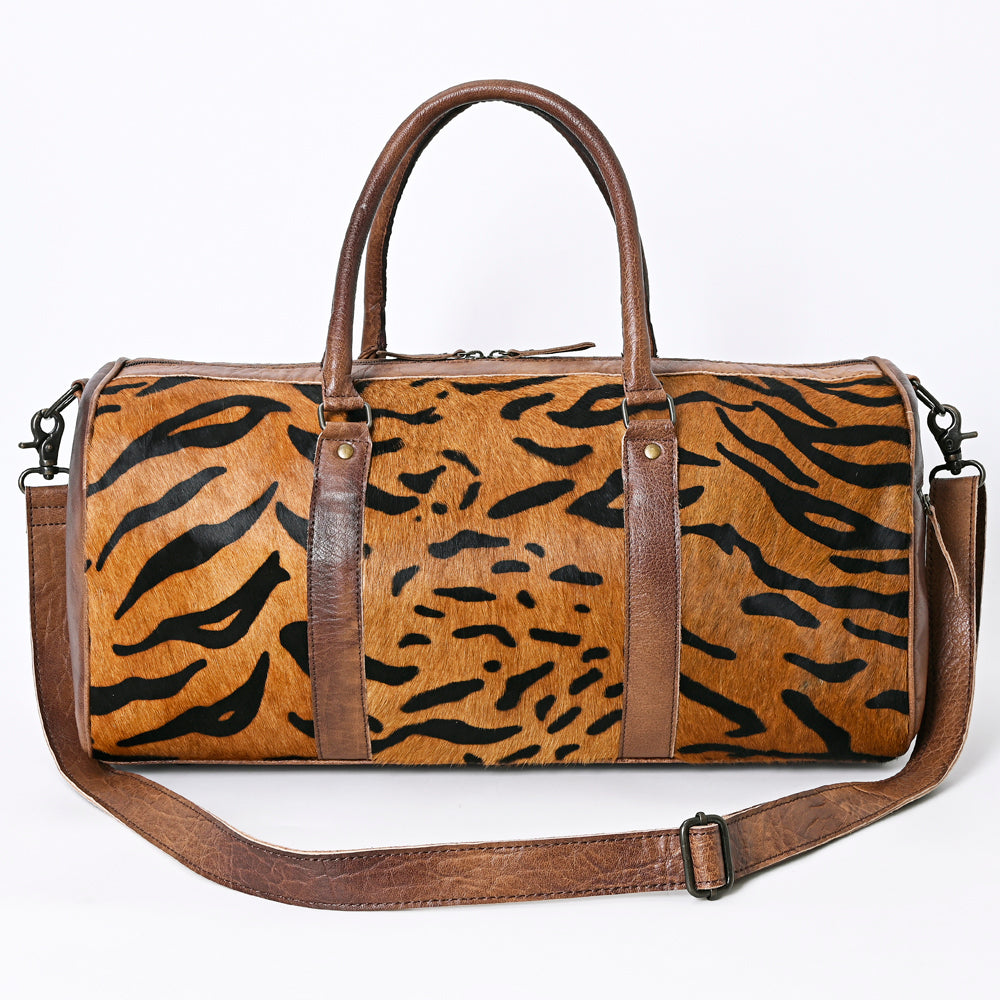 American Darling Duffel Hair On Genuine Leather Western Women Bag | Handbag Duffle Weekend Travel Bags for