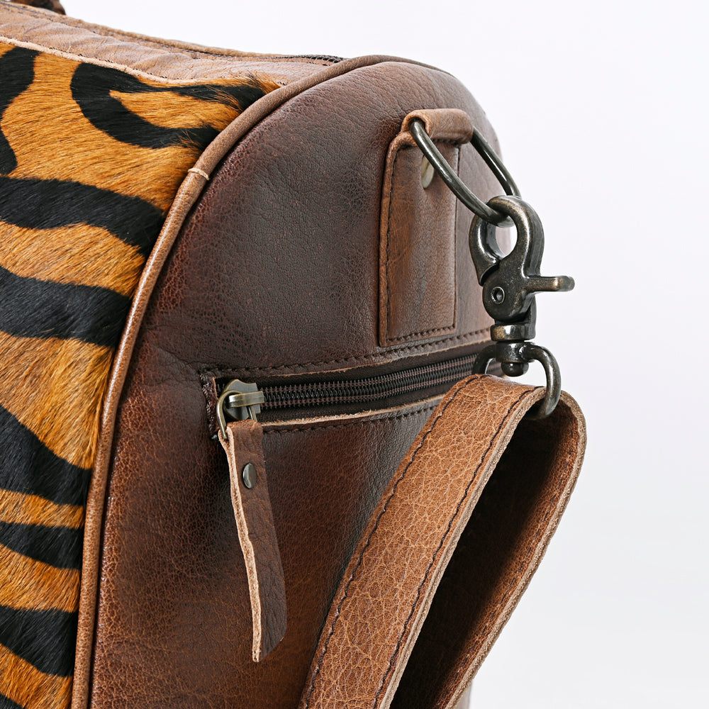 American Darling Duffel Hair On Genuine Leather Western Women Bag | Handbag Duffle Weekend Travel Bags for