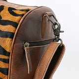 American Darling Duffel Hair On Genuine Leather Western Women Bag | Handbag Duffle Weekend Travel Bags for