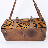 American Darling Duffel Hair On Genuine Leather Western Women Bag | Handbag Duffle Weekend Travel Bags for