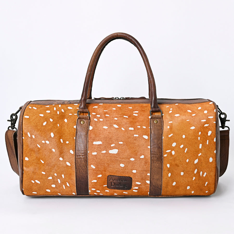 American Darling Women's Duffel Bag Western Hair On Genuine Leather Handbag and Ladies Purse