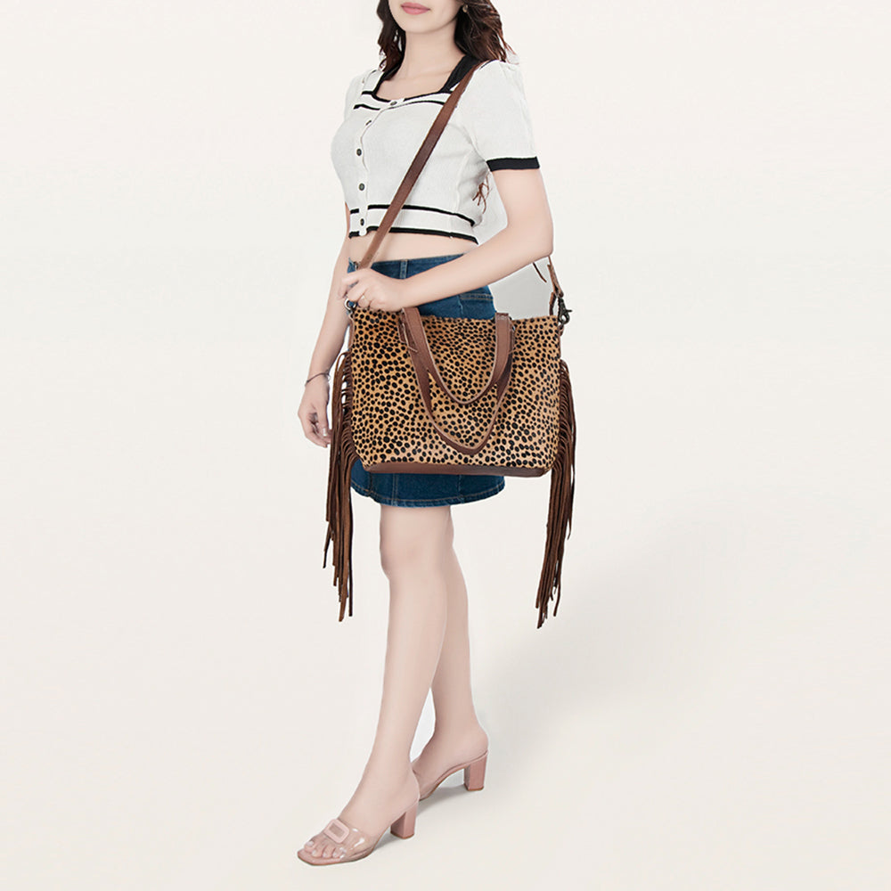 American Darling Tote Hair-On Genuine Leather Western Women Bag Handbag Purse | Travel Bags College Casual