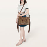 American Darling Tote Hair-On Genuine Leather Western Women Bag Handbag Purse | Travel Bags College Casual