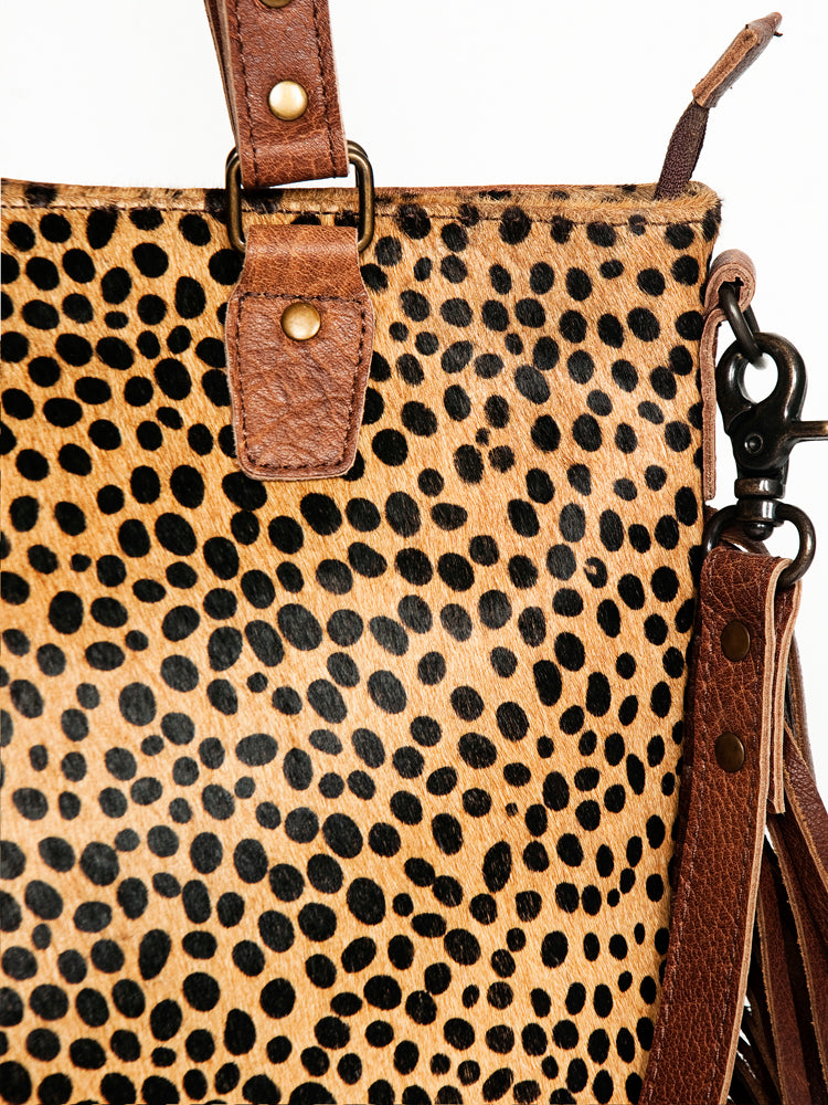 American Darling Tote Hair-On Genuine Leather Western Women Bag Handbag Purse | Travel Bags College Casual