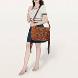 American Darling Tote Hair-On Genuine Leather Western Women Bag Handbag Purse | Travel Bags College Casual