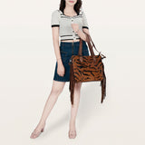 American Darling Tote Hair-On Genuine Leather Western Women Bag Handbag Purse | Travel Bags College Casual