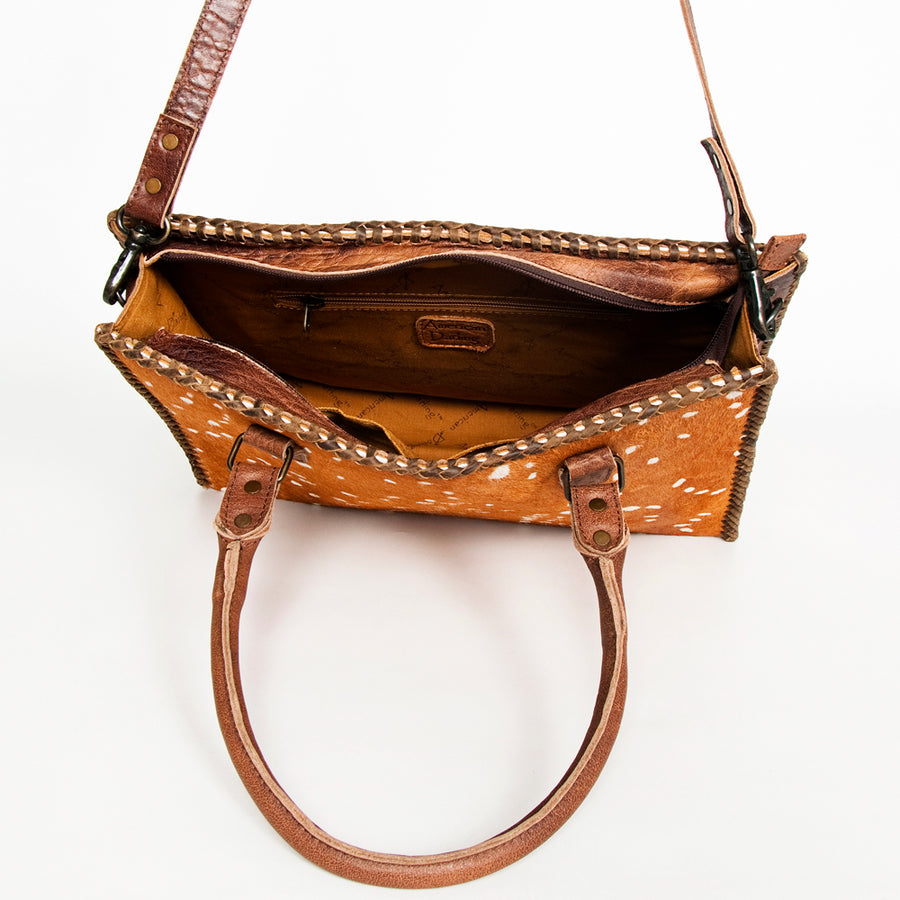 American Darling Tote Hair On Genuine Leather Western Women Bag | Handbag Weekend Travel Bags