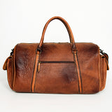 American Darling Duffel Hand Tooled Genuine Leather Western Women Bag | Handbag Duffle Weekend Travel Bags for