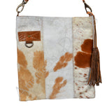 American Darling Messenger Hair-On Genuine Leather women bag western handbag purse