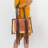 American Darling Tote Hair on Genuine Leather Women Bag Western Handbag Purse | Travel Bags College Casual