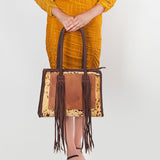 American Darling Tote Hair on Genuine Leather Women Bag Western Handbag Purse | Travel Bags College Casual