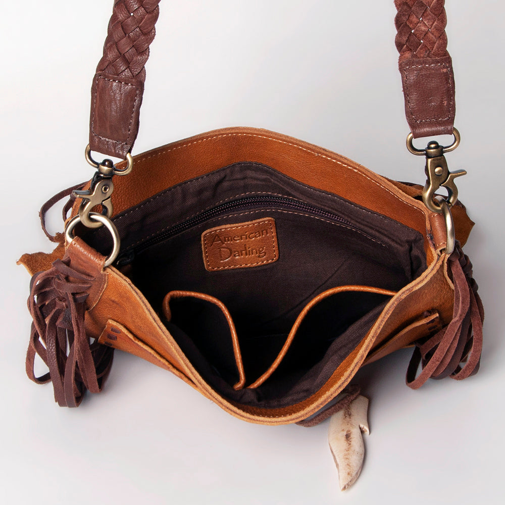 American Darling Cross Body Full Grain Genuine Leather Western Women Bag Handbag Purse | Crossbody for Cute