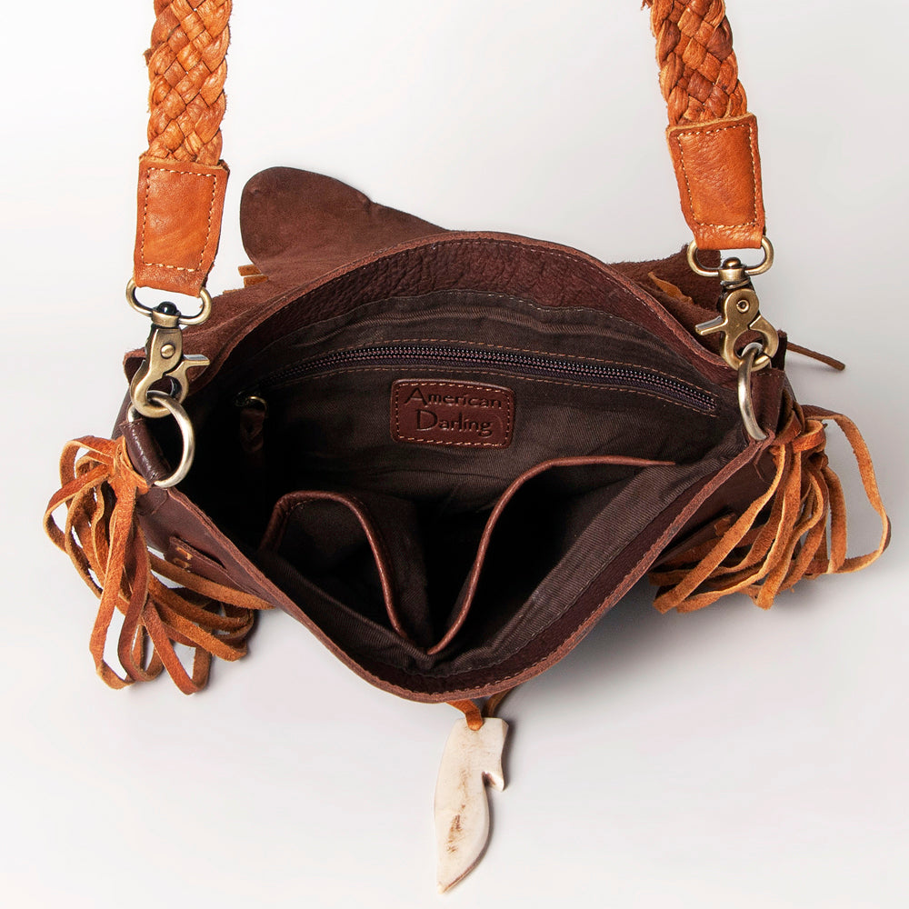 American Darling Cross Body Full Grain Genuine Leather Western Women Bag Handbag Purse | Crossbody for Cute