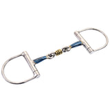 Bar H Equine D Ring Snaffle Hexagon Bit Stainless Steel