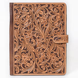 American Darling Portfolio Bag Hand Tooled Crocodile embossed Genuine Leather women bag western handbag purse